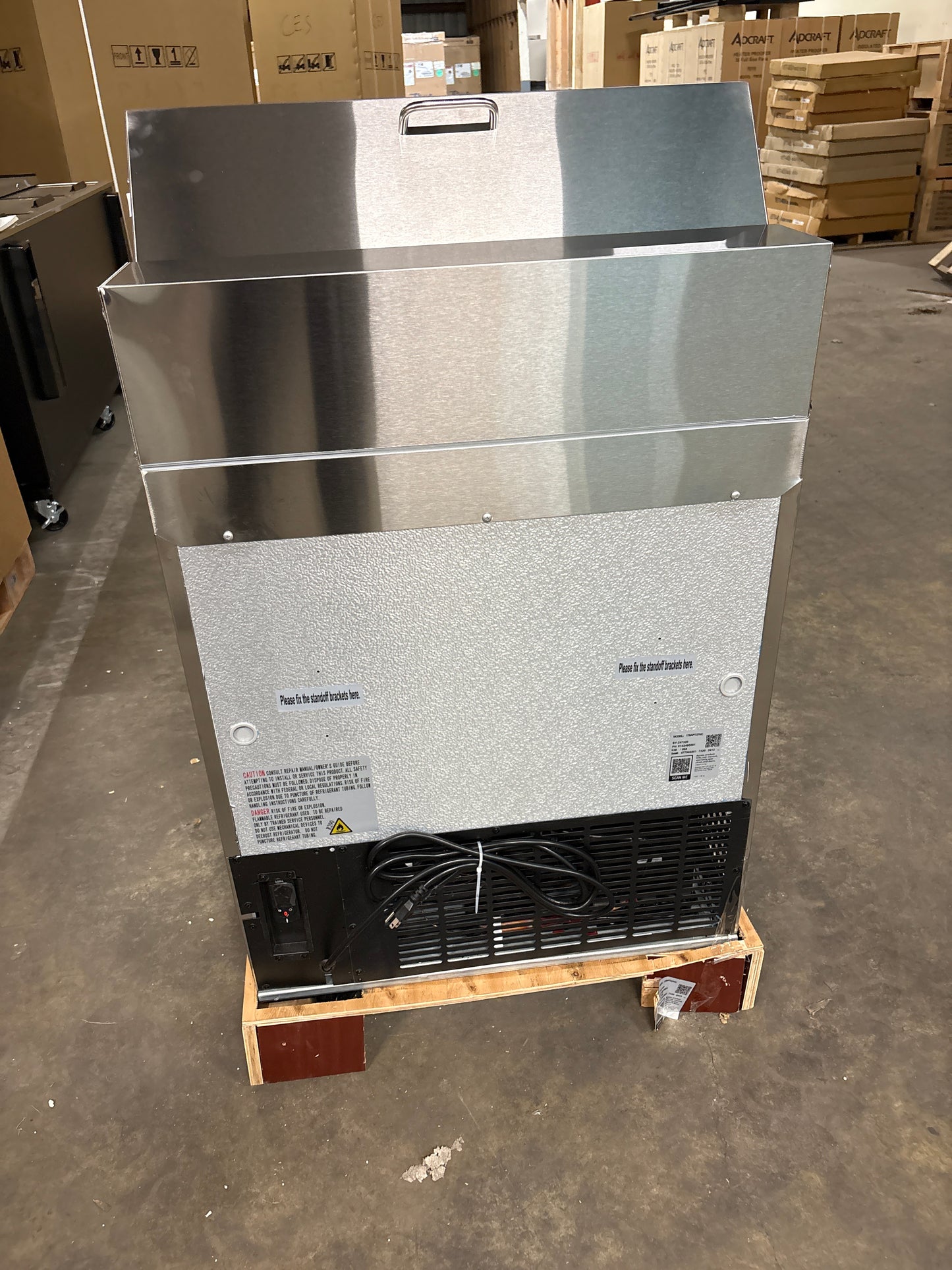 New Open Box Advantco 27” Sandwich Prep Line Station - #0005