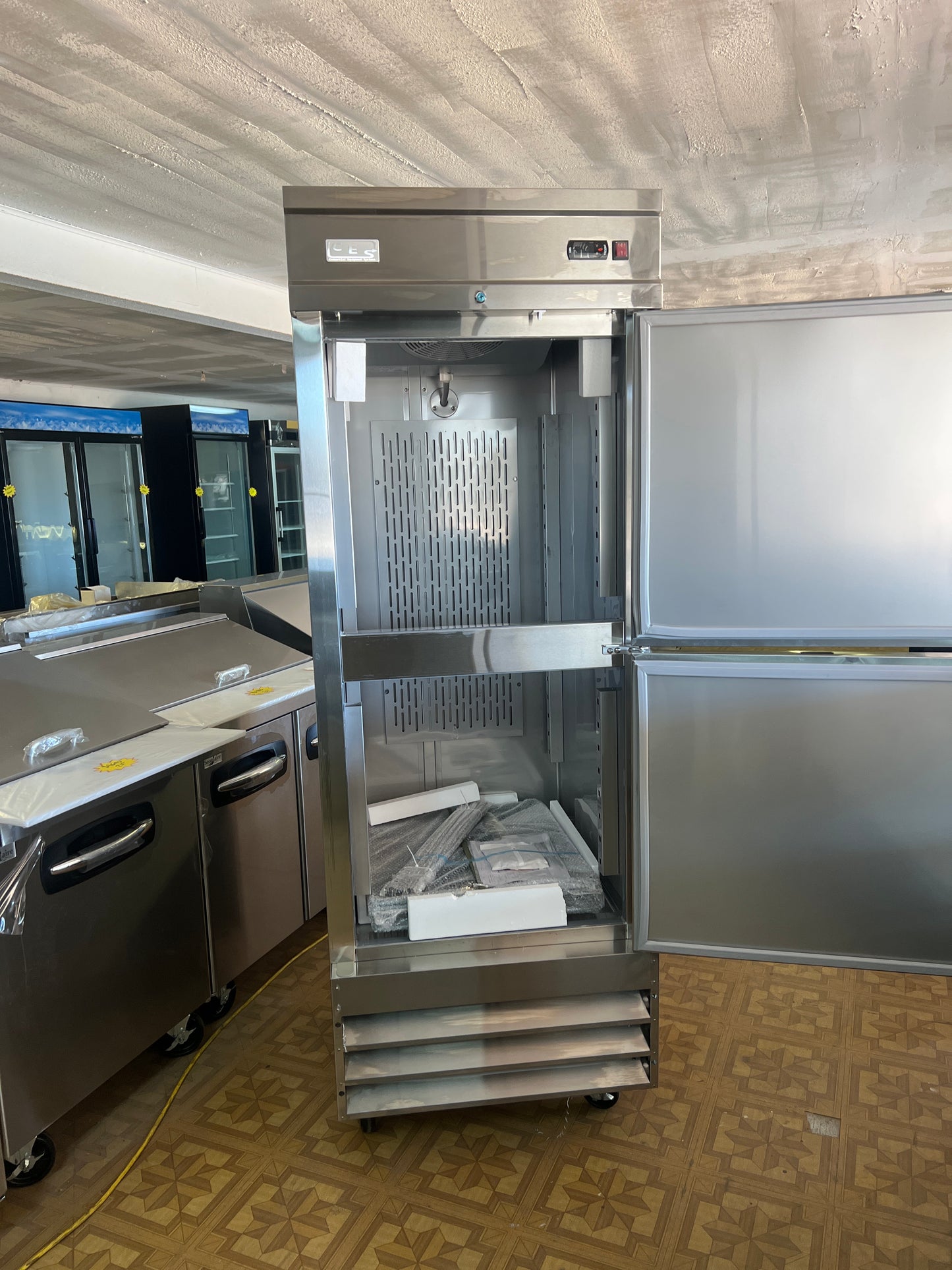 CES Single Door Stainless Steel Split Cooler