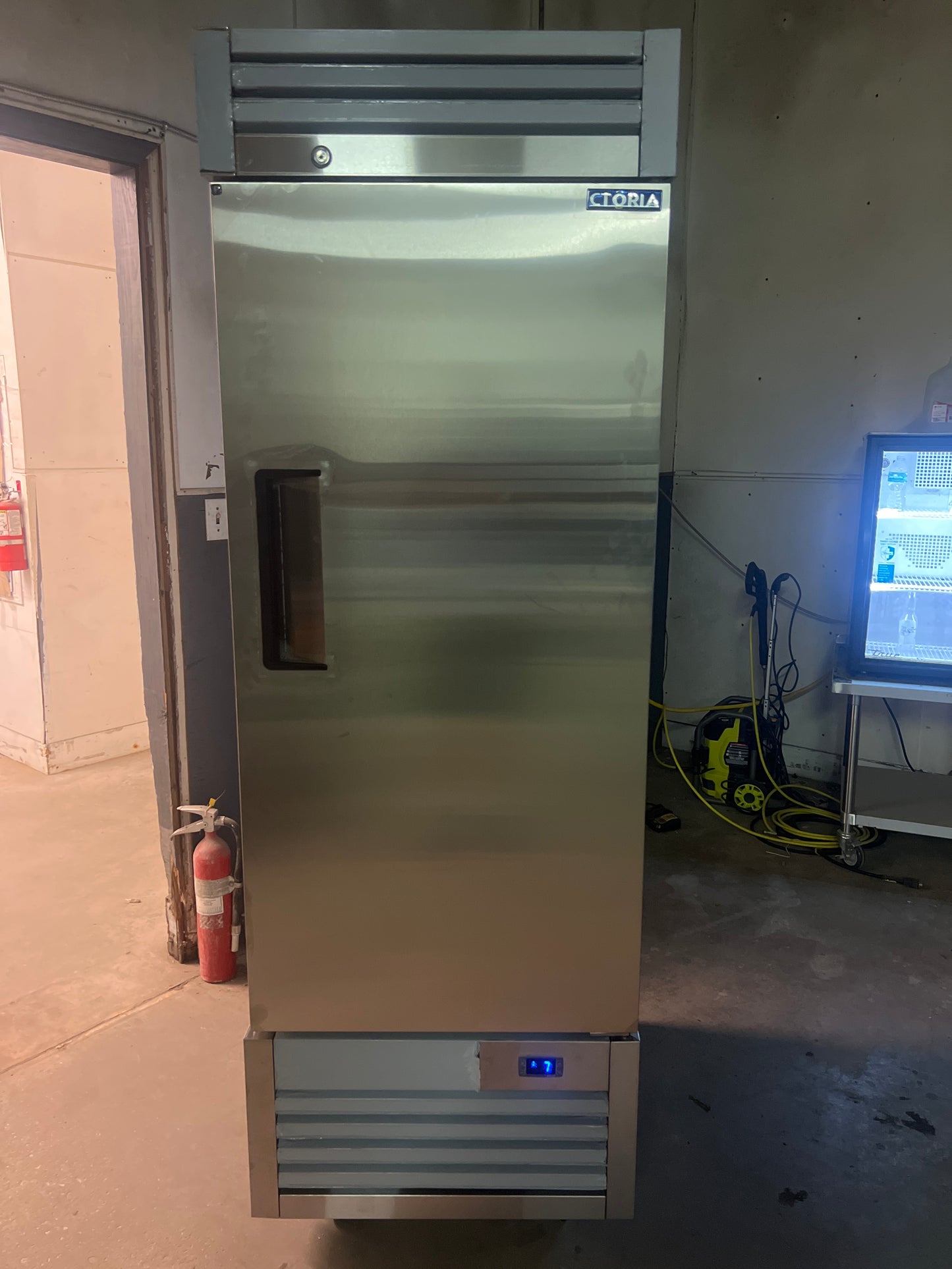 Ctoria Single Door Stainless Steel Freezer