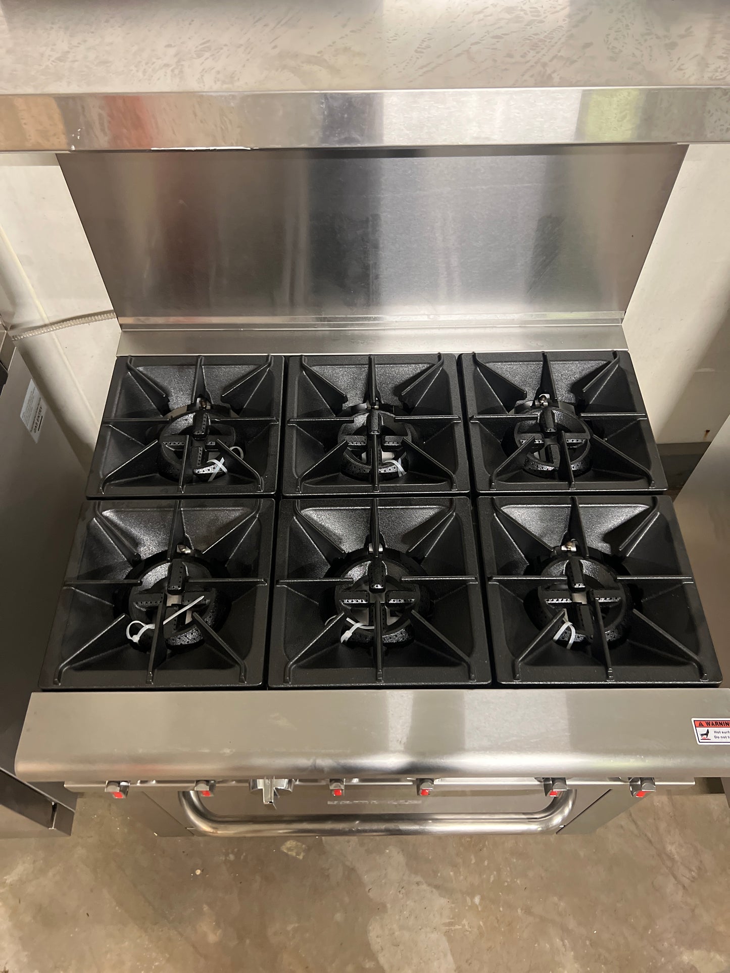 36" 6 Burner Stove with Oven