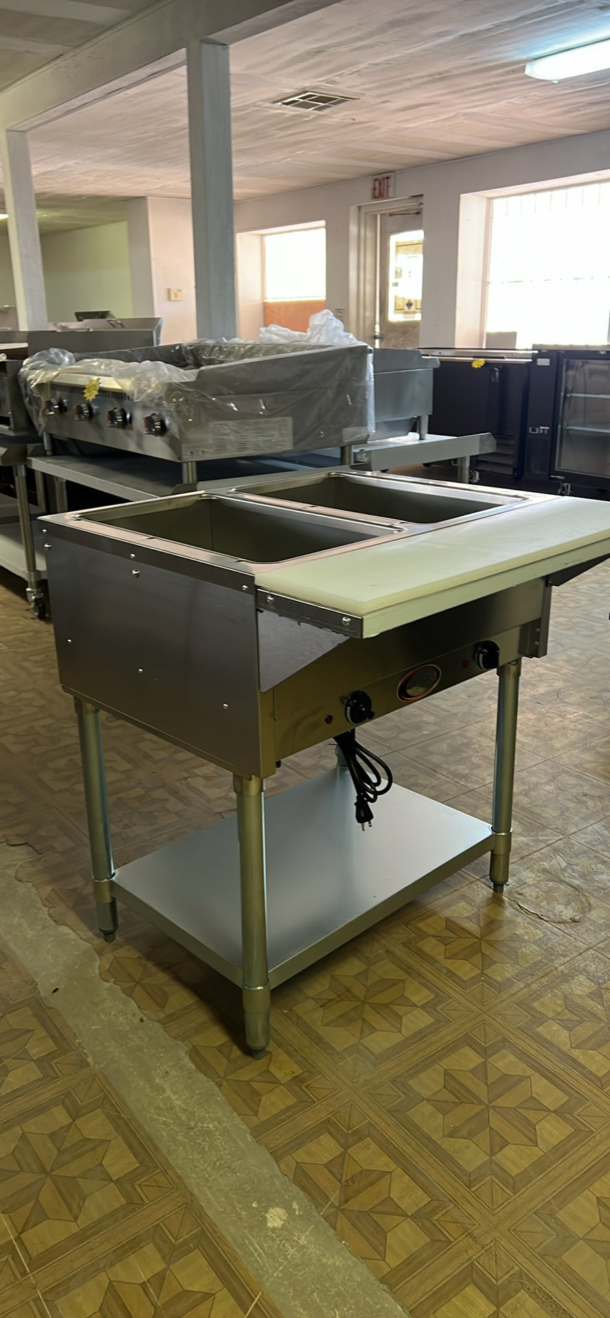 Bevles Brand 2 Open Bay Steam Table