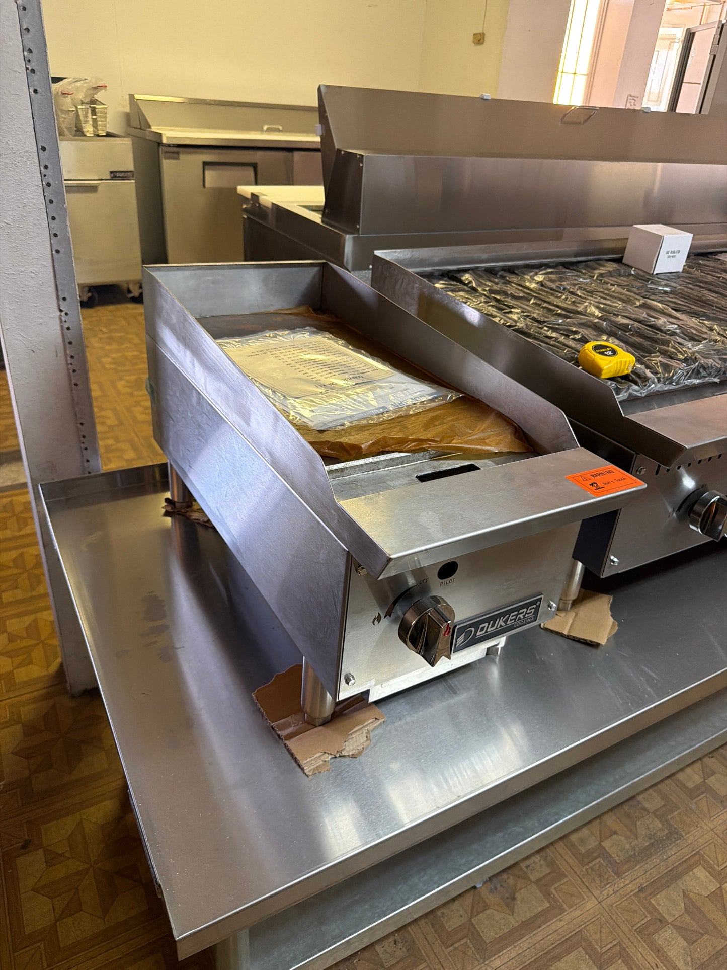 Dukers 12” Flat Top Griddle
