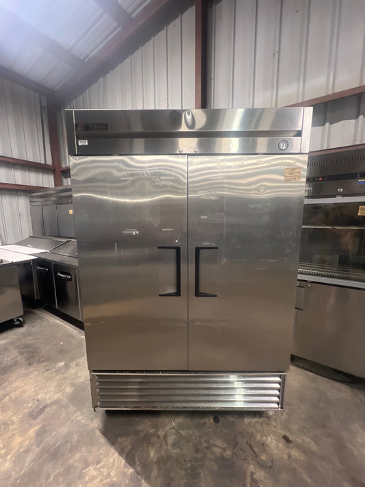 True 2 Door Stainless Steel Refrigerator T49 1-4596631  -- #10010