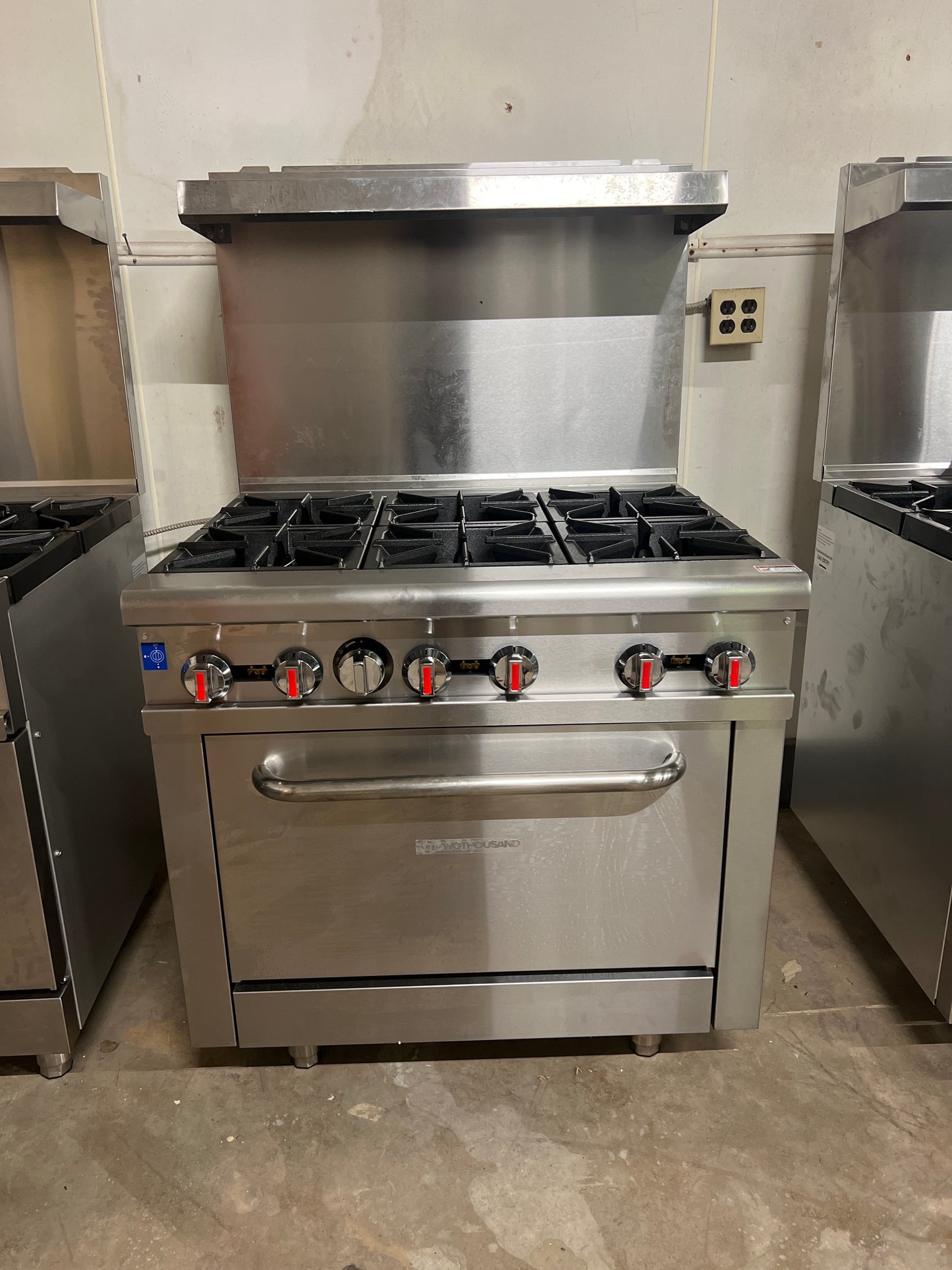 36" 6 Burner Stove with Oven