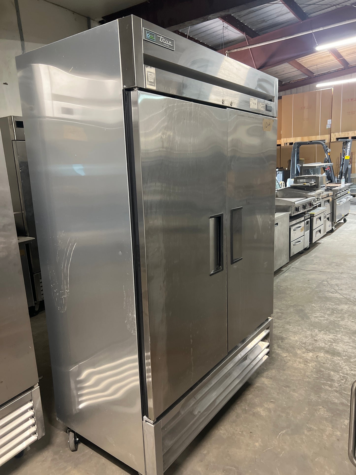 True 2 Door Stainless Steel Freezer 10149