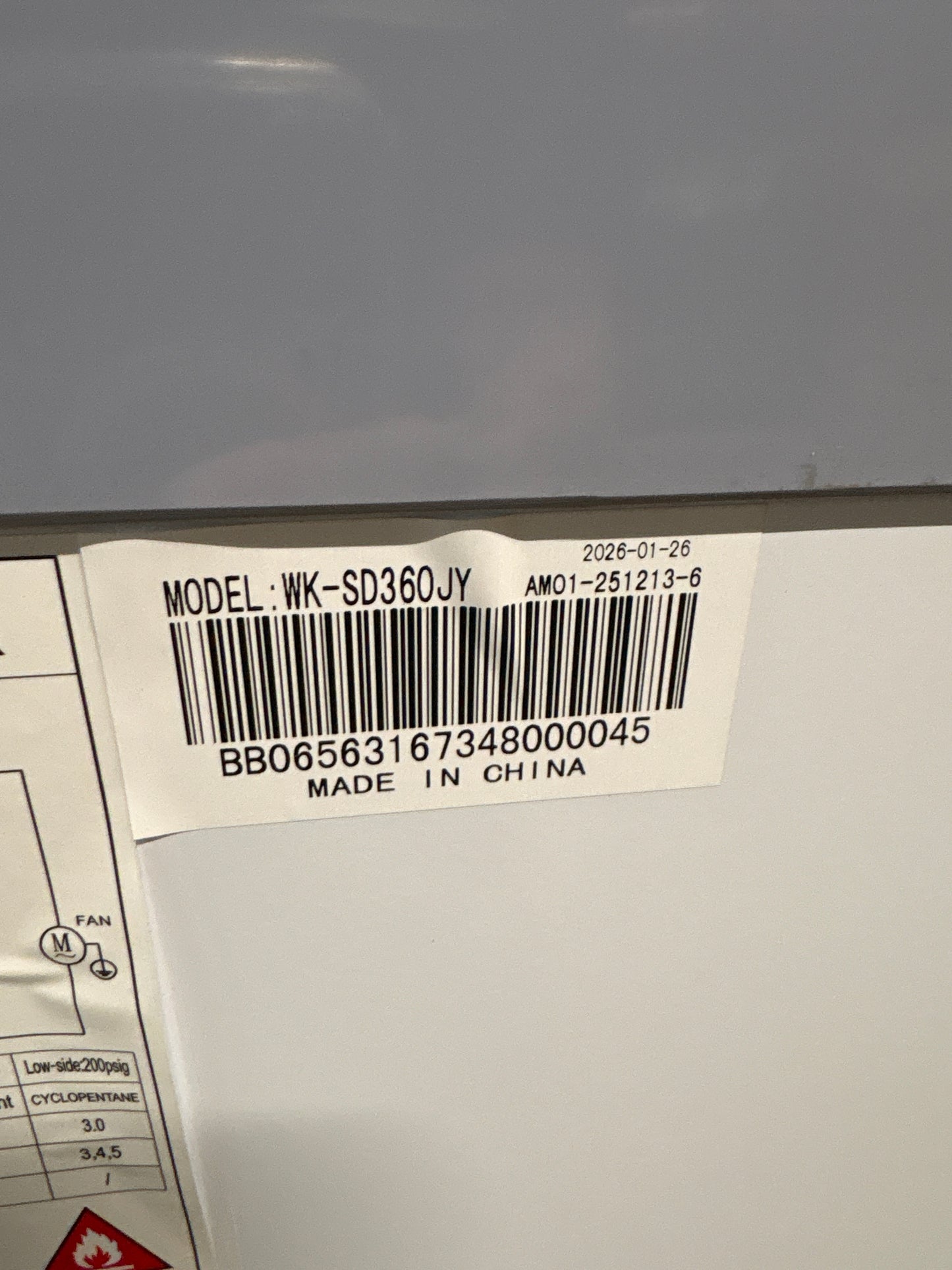 Westlake 50” Ice Cream Freezer WK-SD360JY