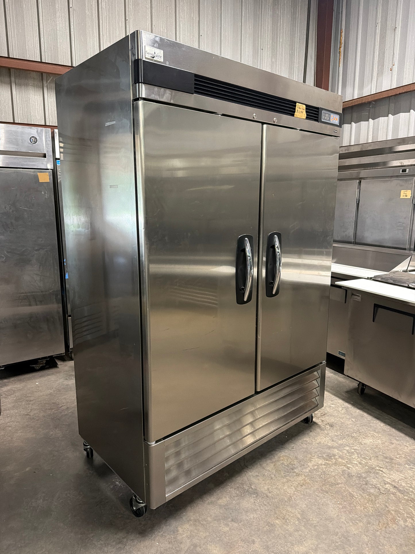 Used 2 Door Seoulaire Stainless Steel Cooler - #00002