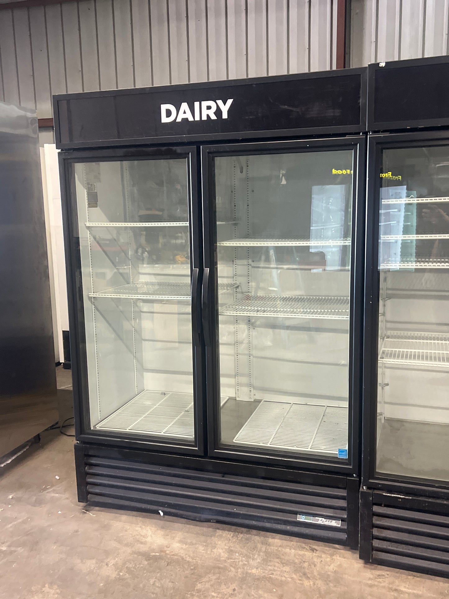 True Brand 2 Door Cooler (Black)