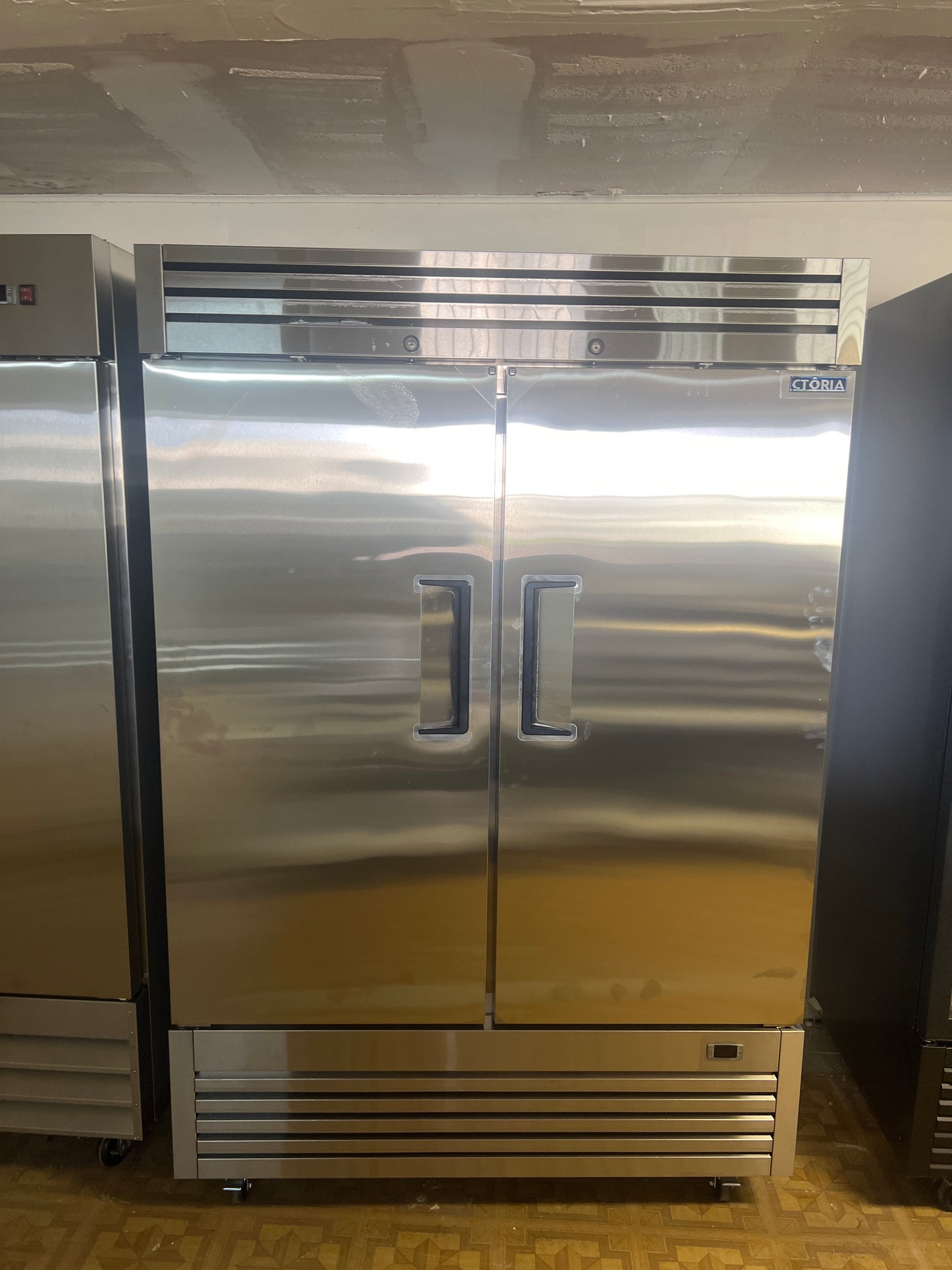 Ctoria 2 Door Stainless Steel Freezer