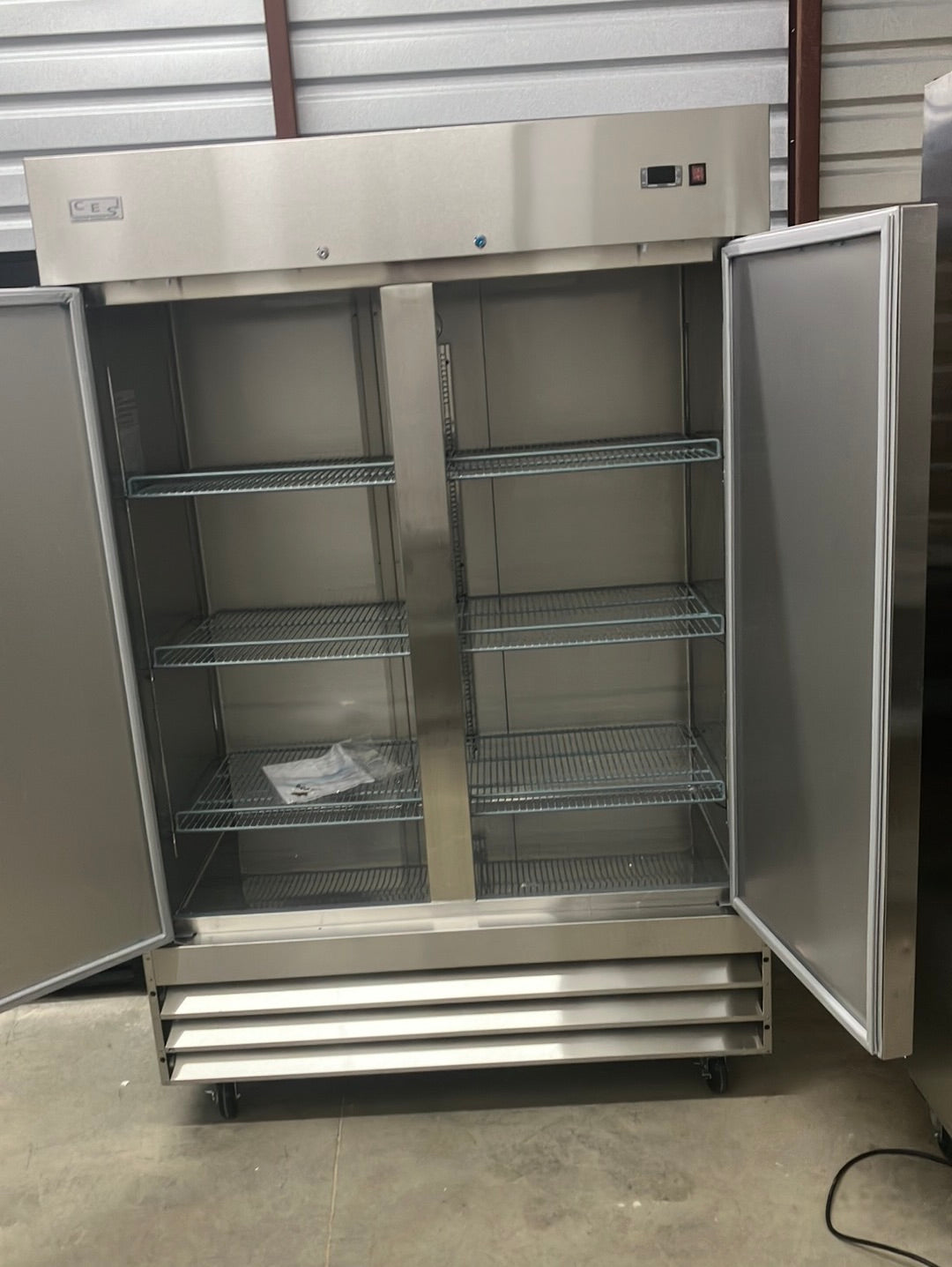 CES Two Door Stainless Steel Cooler