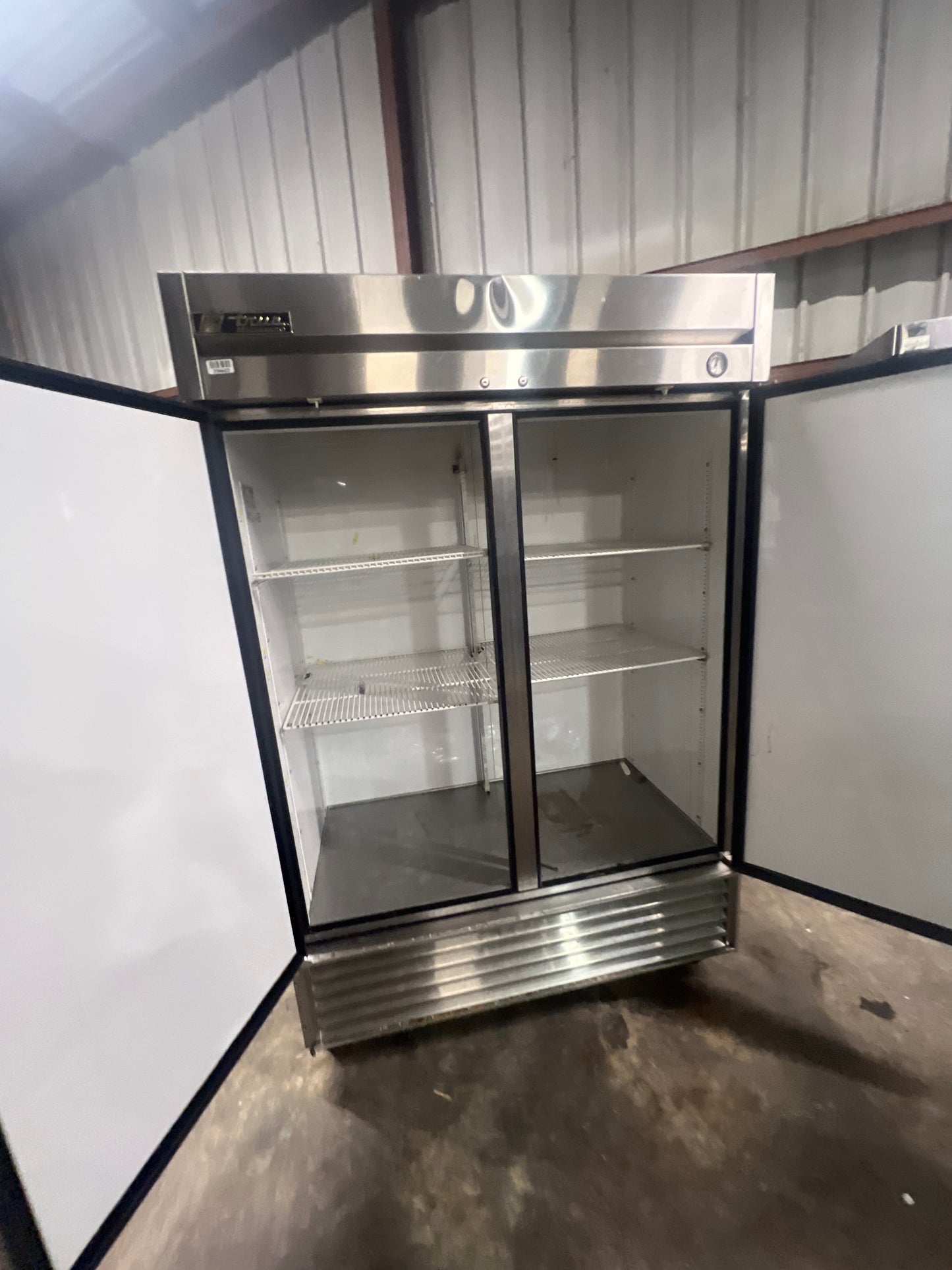 True 2 Door Stainless Steel Refrigerator T49 1-4596631  -- #10010
