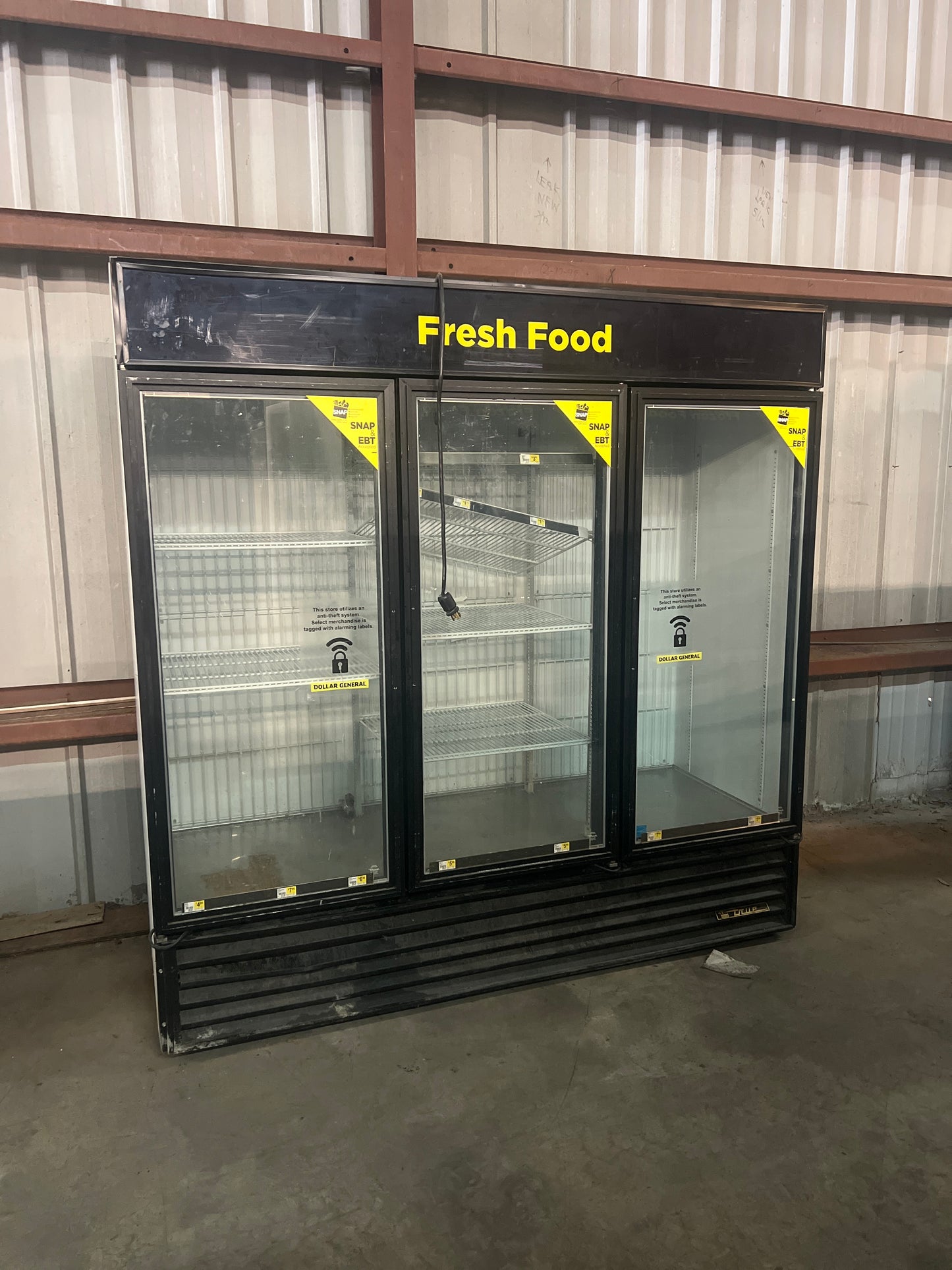 True Brand 3 Door Cooler (White)