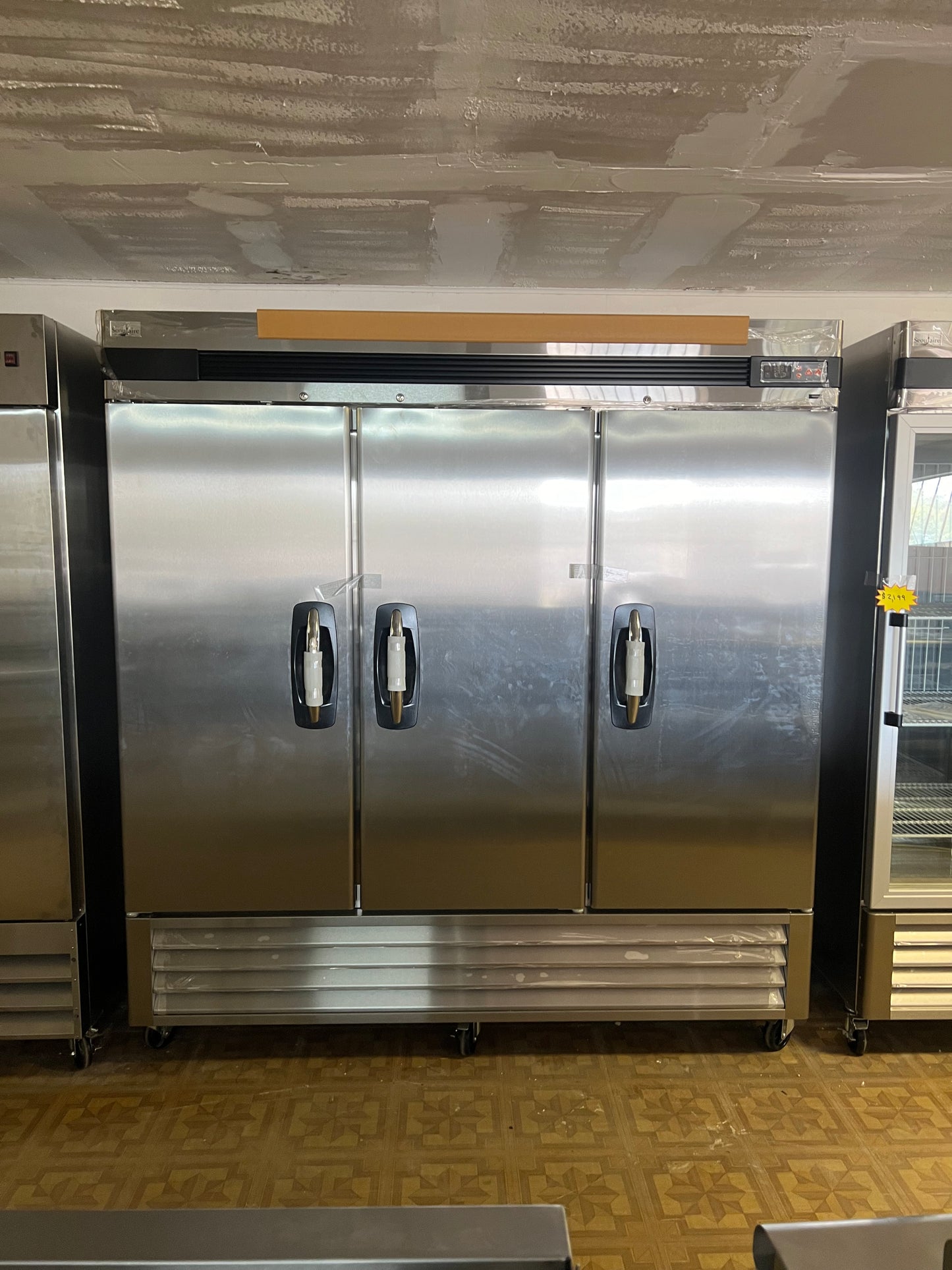 Seoulaire 3 Door Stainless Steel Freezer