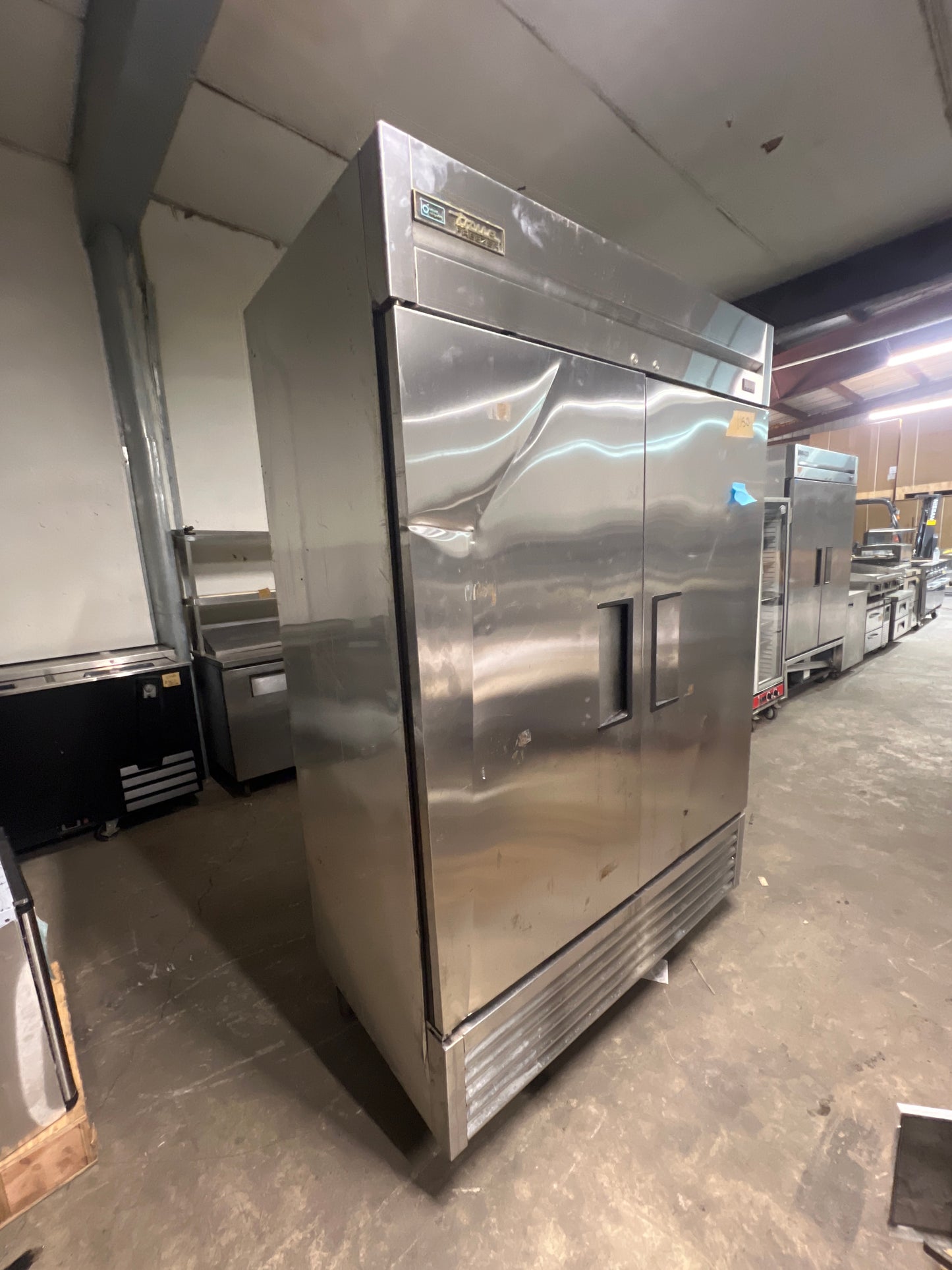 True 2 Door Stainless Steel Freezer 10150
