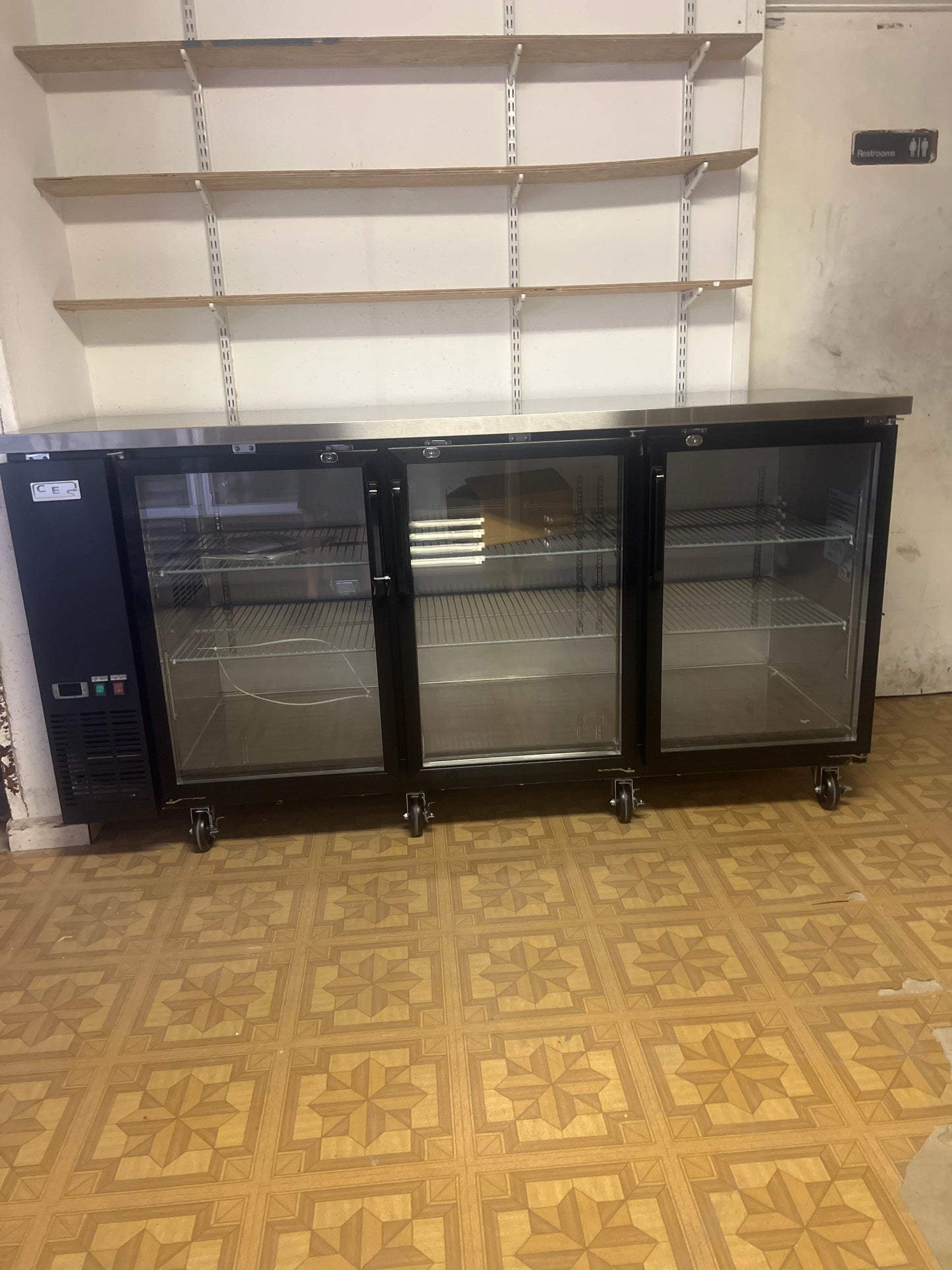 CES 78" Barback Cooler