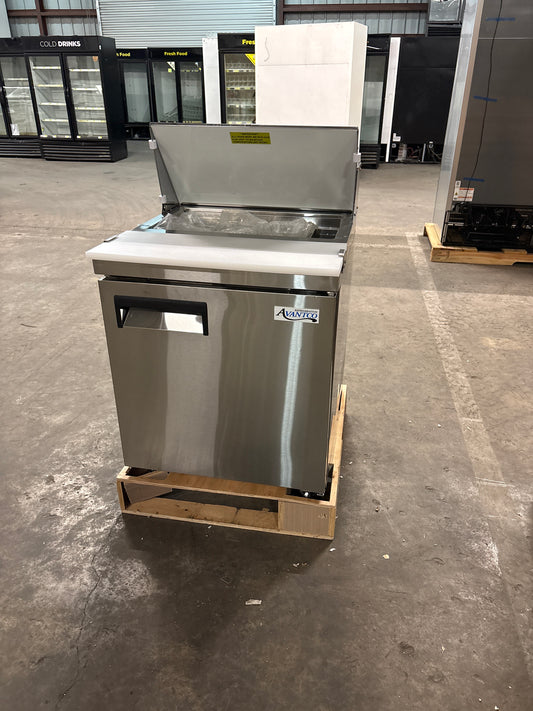 New Open Box Advantco 27” Sandwich Prep Line Station - #0005