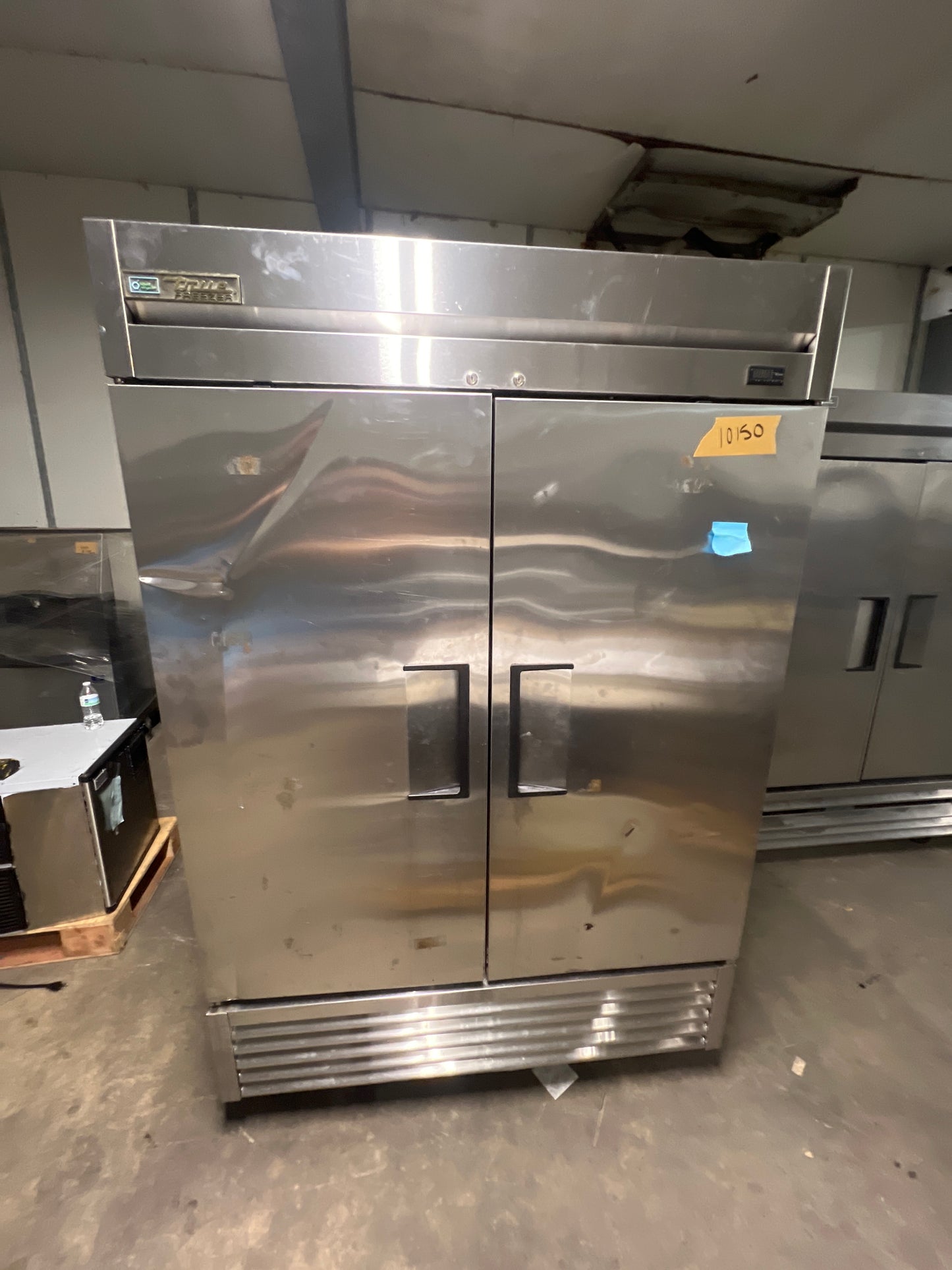 True 2 Door Stainless Steel Freezer 10150