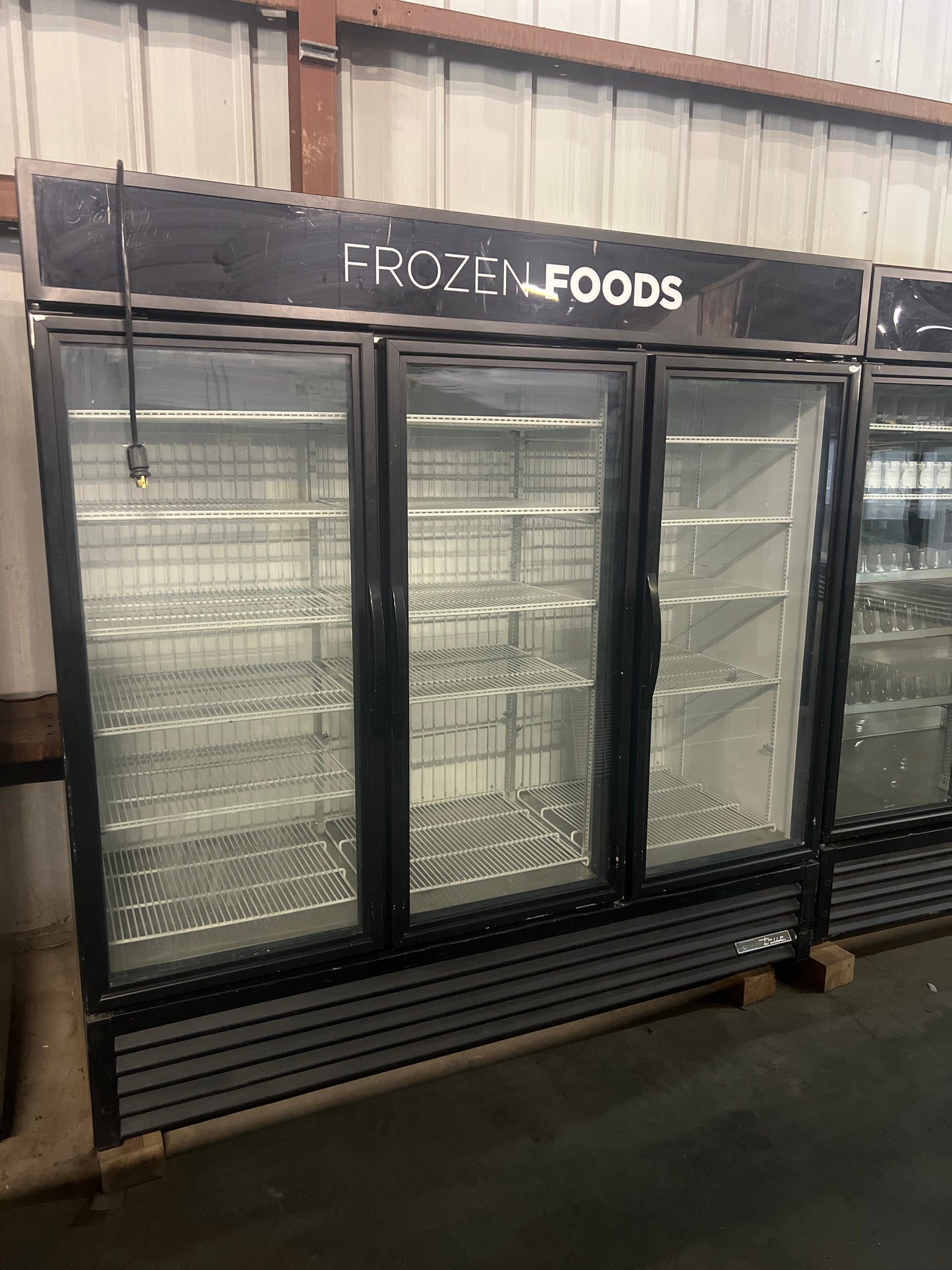 True Brand 3 Door Freezer (Black)