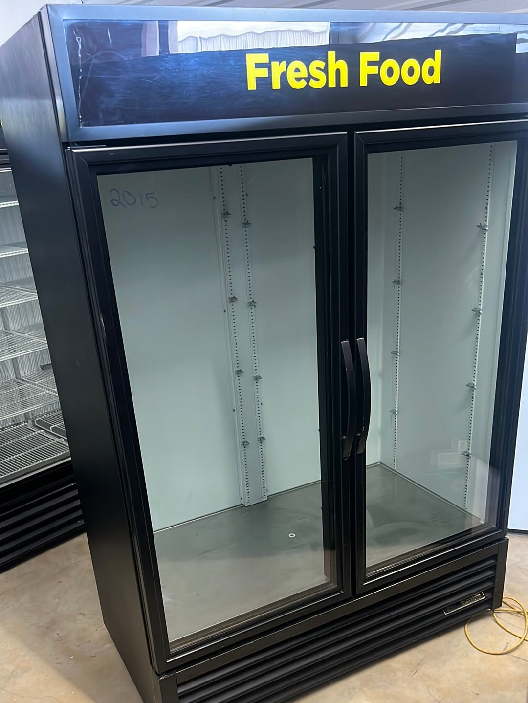 USED True Brand 2 Glass Door Cooler