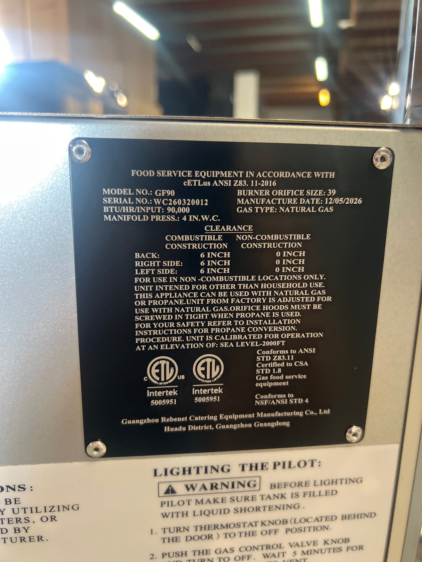 Westlake 40lb Fryer