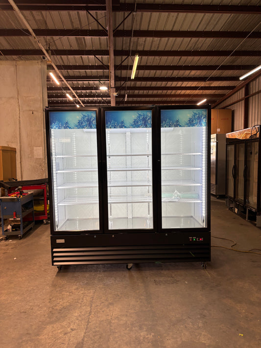 CES 3 Door Glass Front Merchandiser Cooler