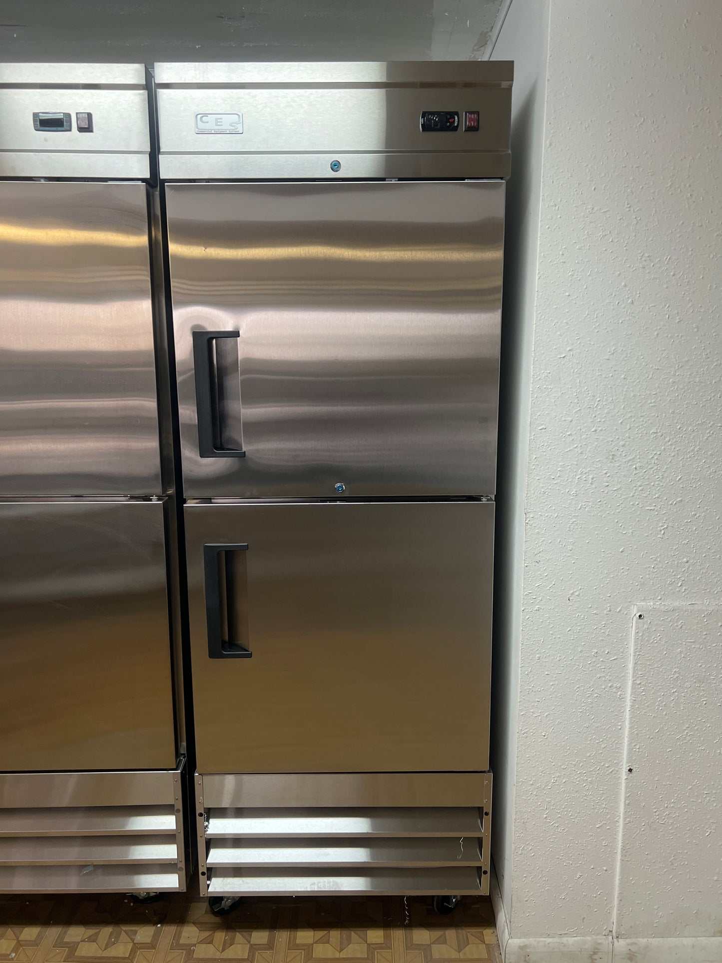 CES Single Door Stainless Steel Split Freezer