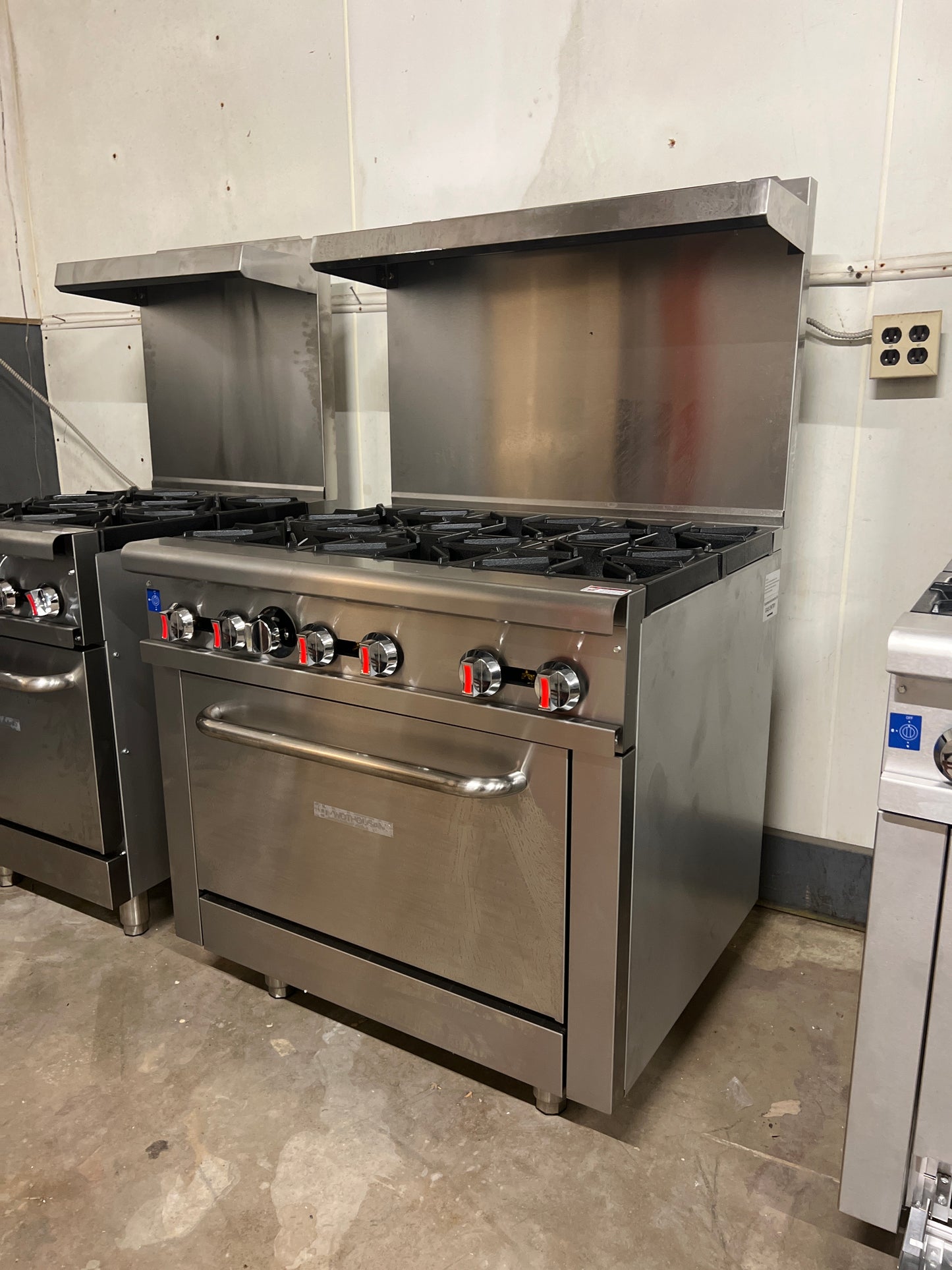 36" 6 Burner Stove with Oven