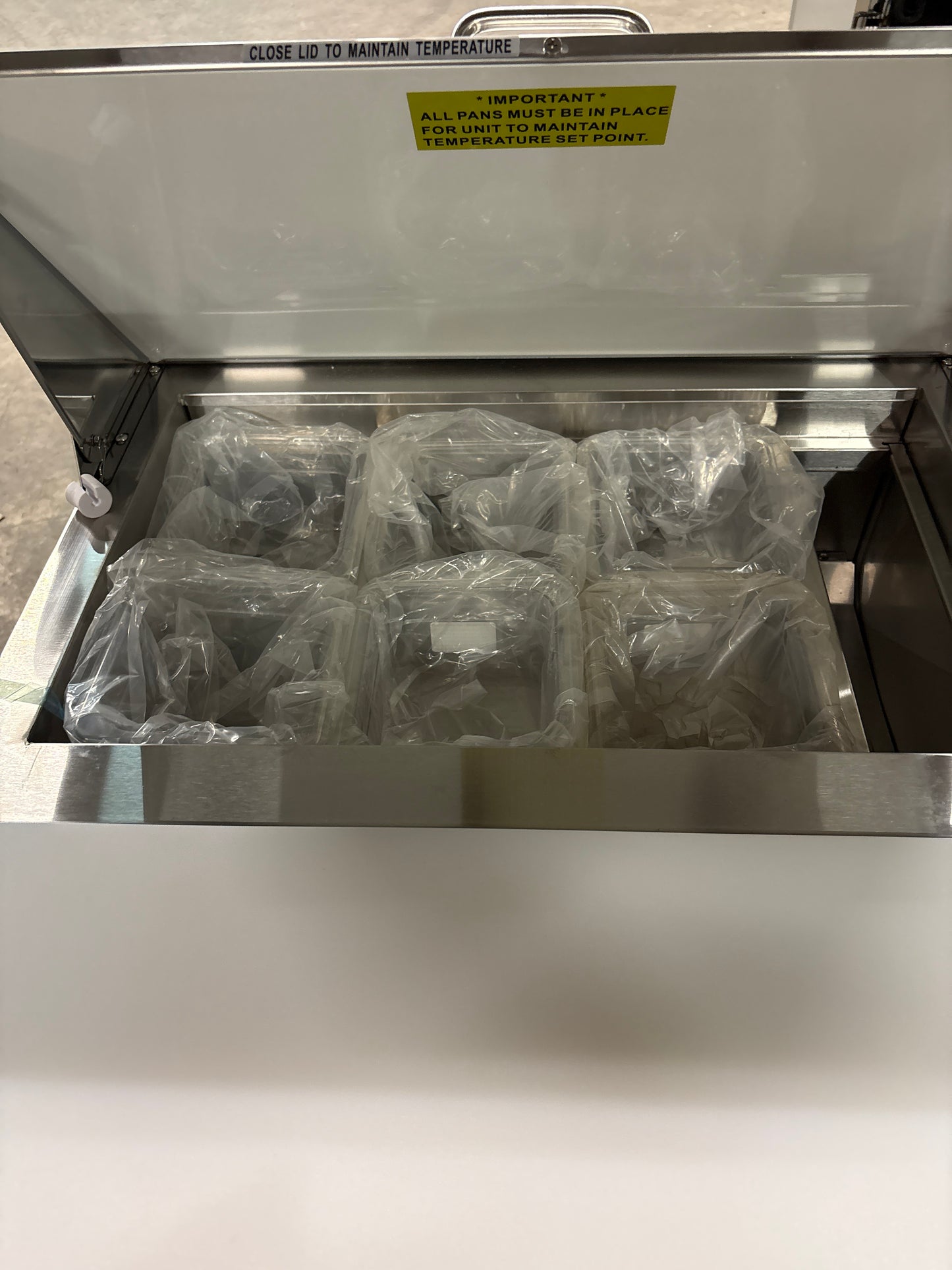 New Open Box Advantco 27” Sandwich Prep Line Station - #0005