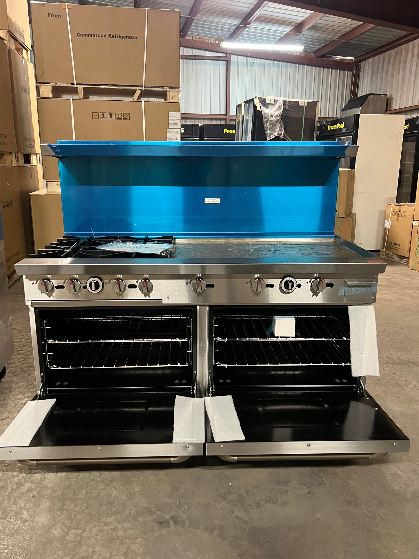 Dukers 60" Stove (4 burner 36" Griddle)
