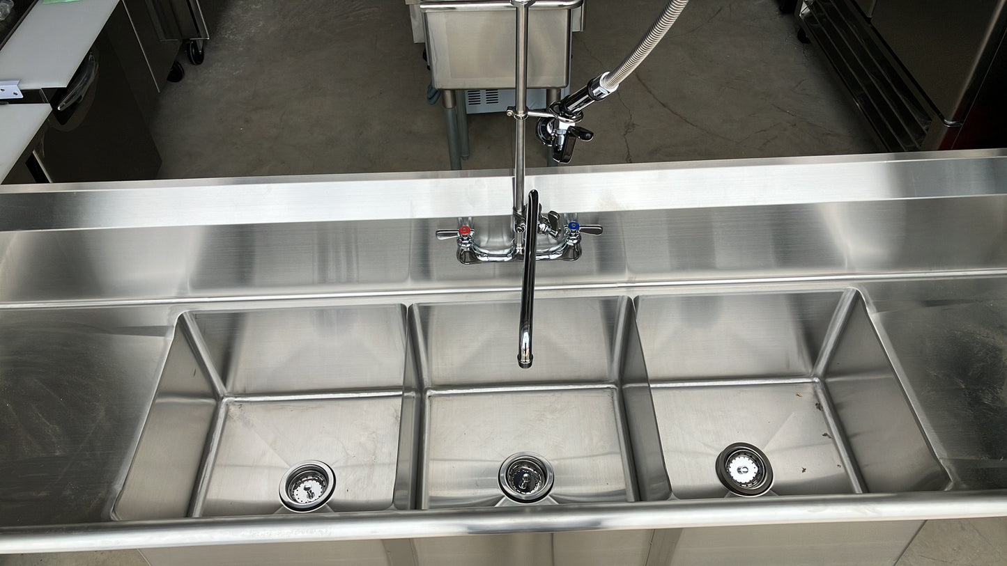 3 Compartment Sink