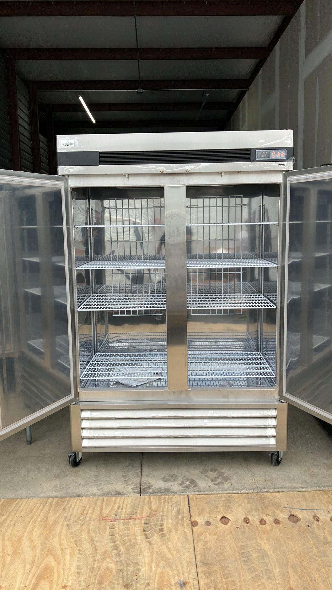 Seoulaire 2 Door Stainless Steel Cooler