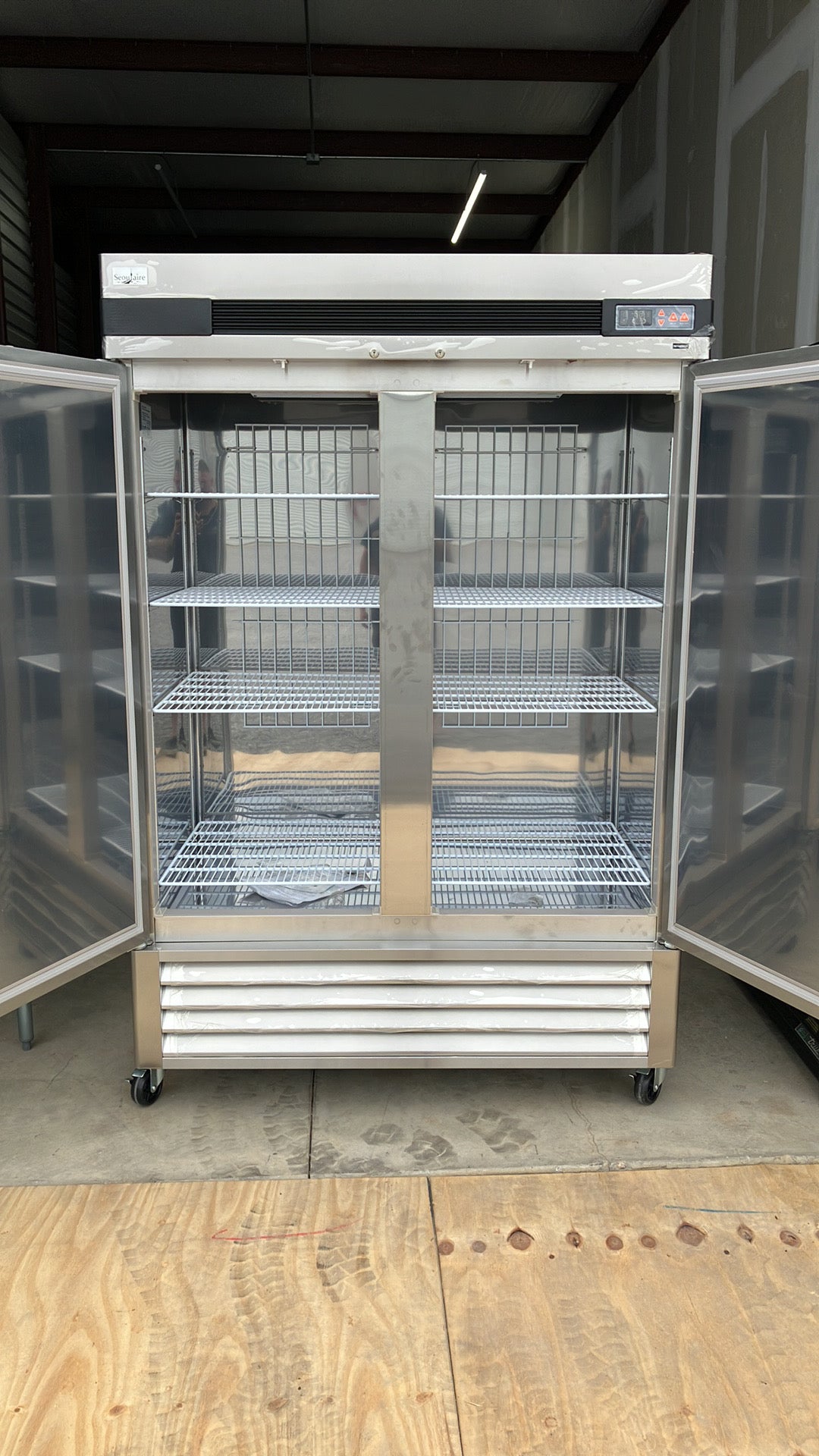 Seoulaire 2 Door Stainless Steel Freezer