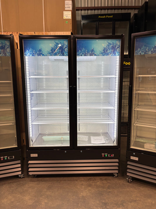 CES 2 Door Glass Front Merchandiser