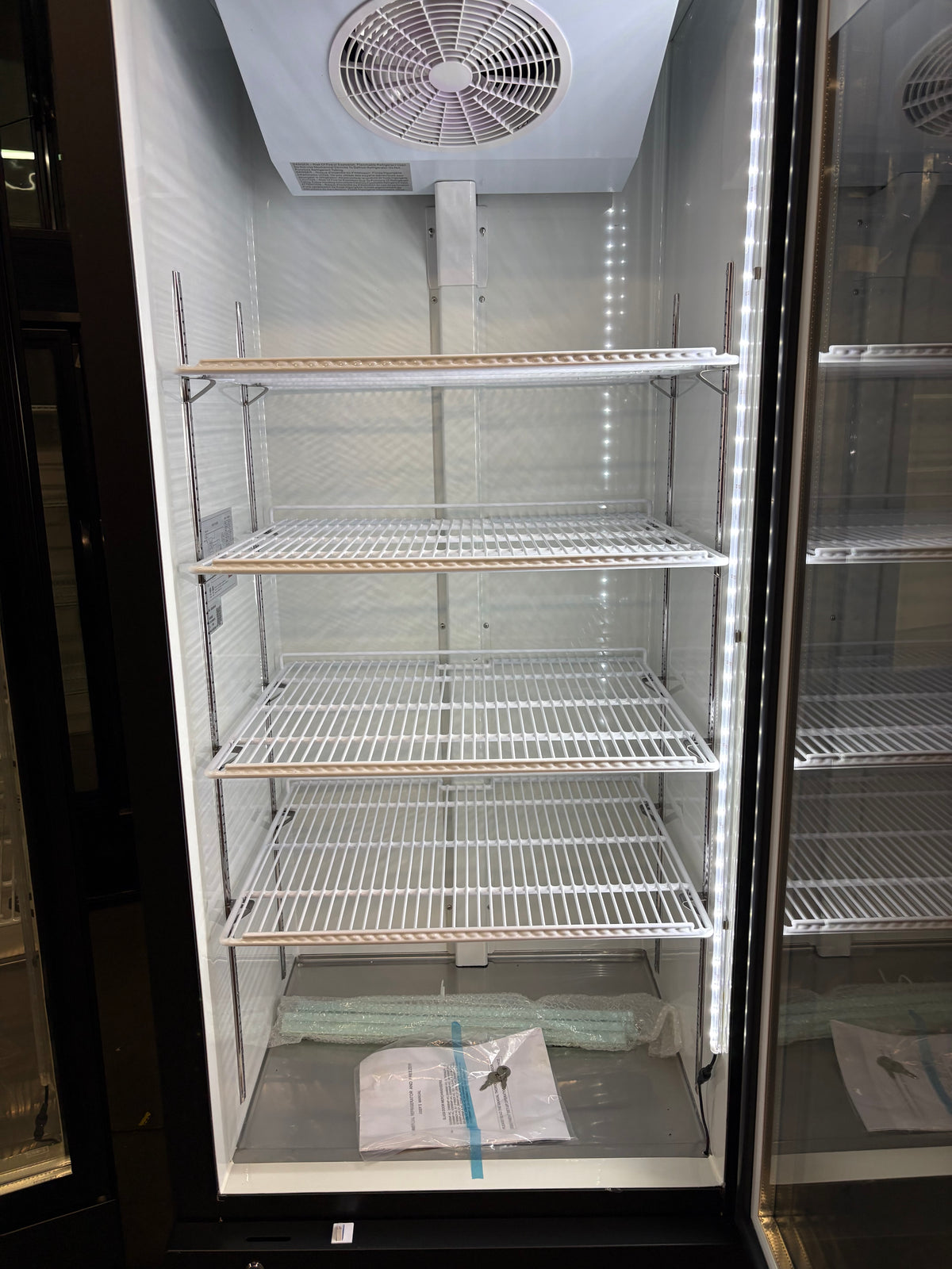 CES Single Glass Door Merchandiser Cooler