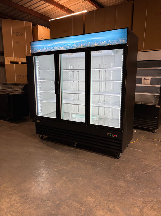 CES 3 Door Glass Merchandiser Cooler