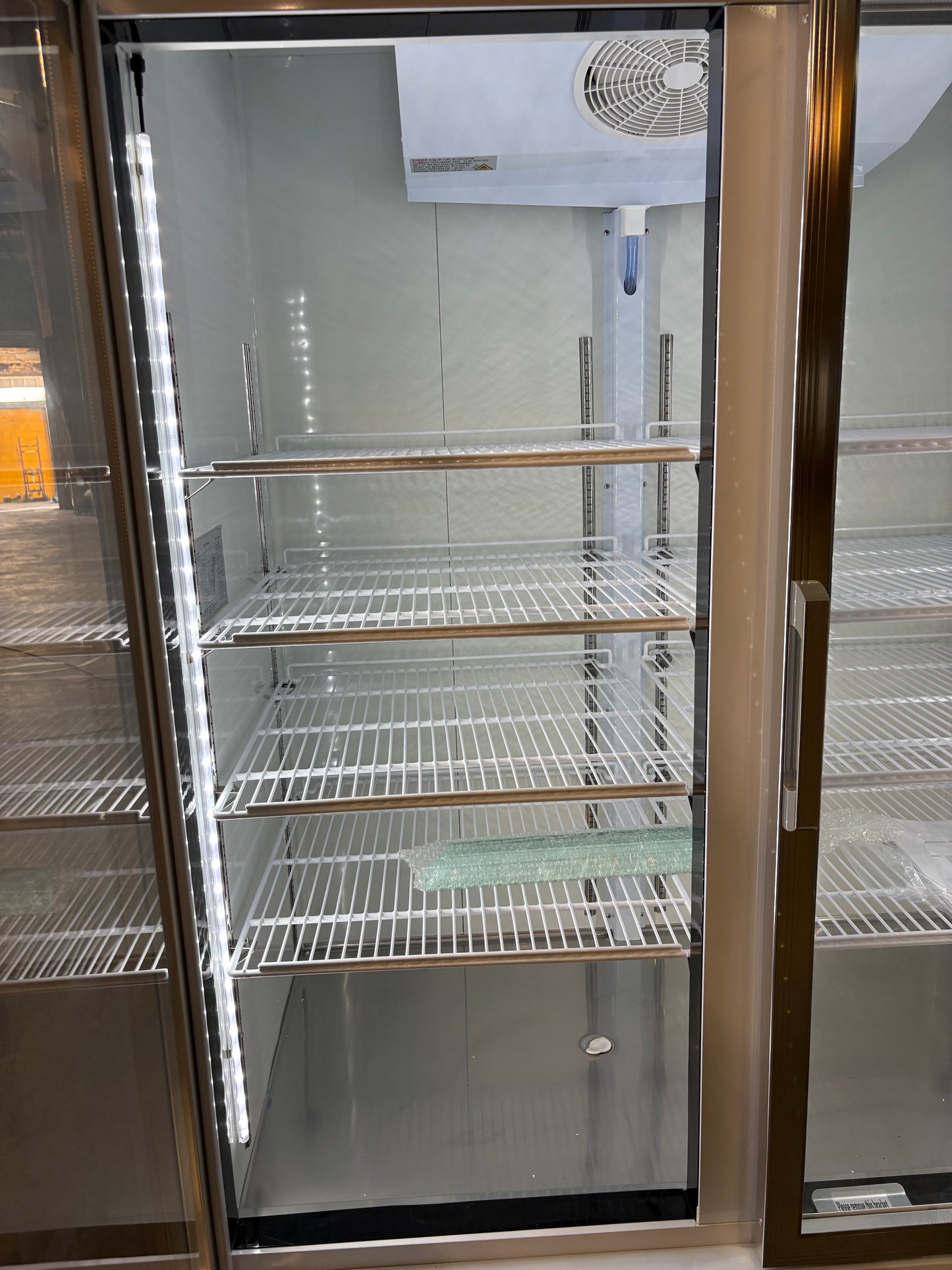 CES 2 Door Glass Merchandiser (White)