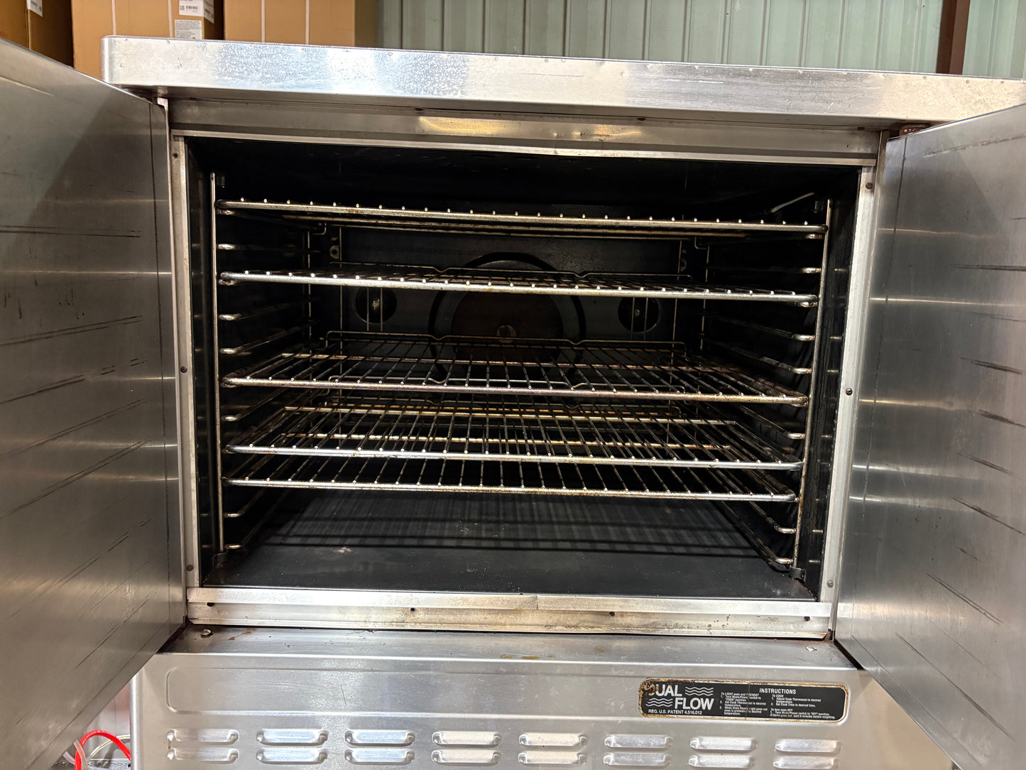 Used Blodgett DFG-100/200 Double Stack Gas Convection Oven