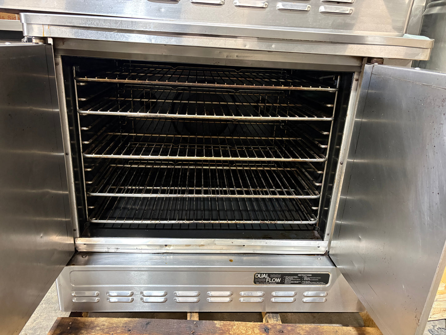 Used Blodgett DFG-100/200 Double Stack Gas Convection Oven
