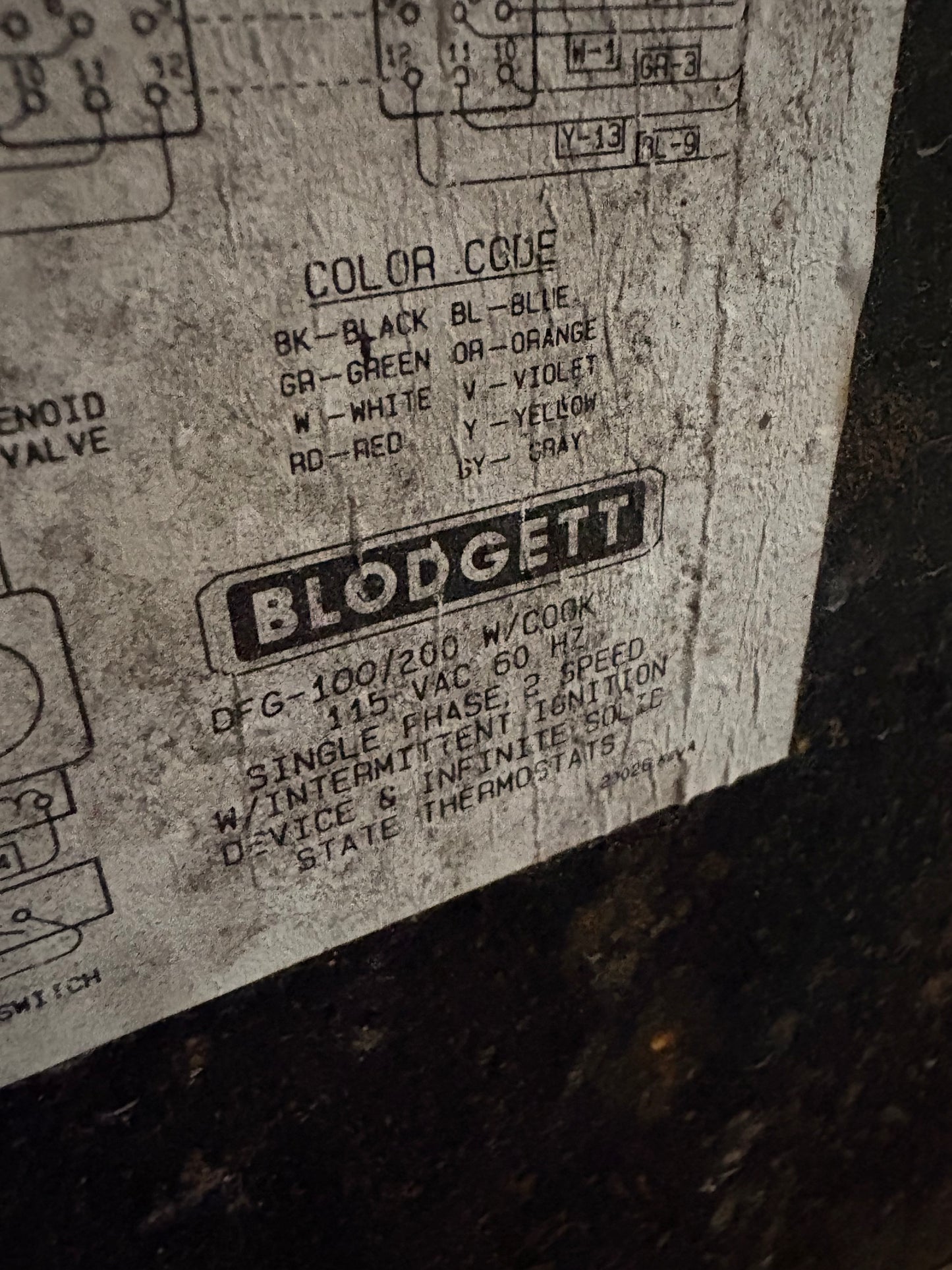 Used Blodgett DFG-100/200 Double Stack Gas Convection Oven
