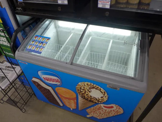 USED RIO-S-100 Curved Lid Ice cream Freezer